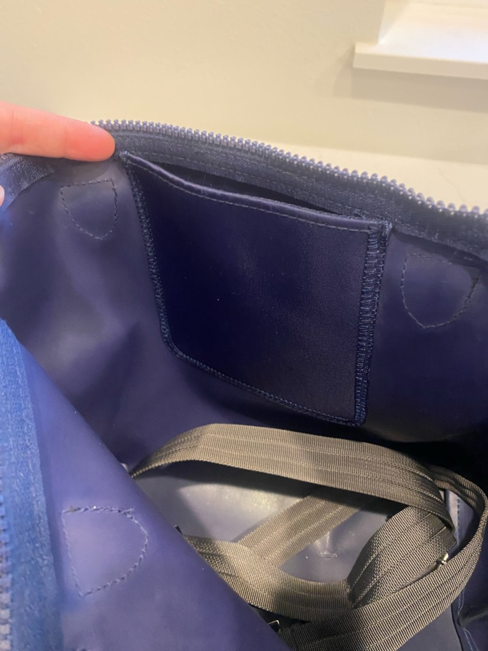Longchamp Le Pliage Neo Nylon Bag with handles and adjustable strap * flawed - Picture 11 of 15